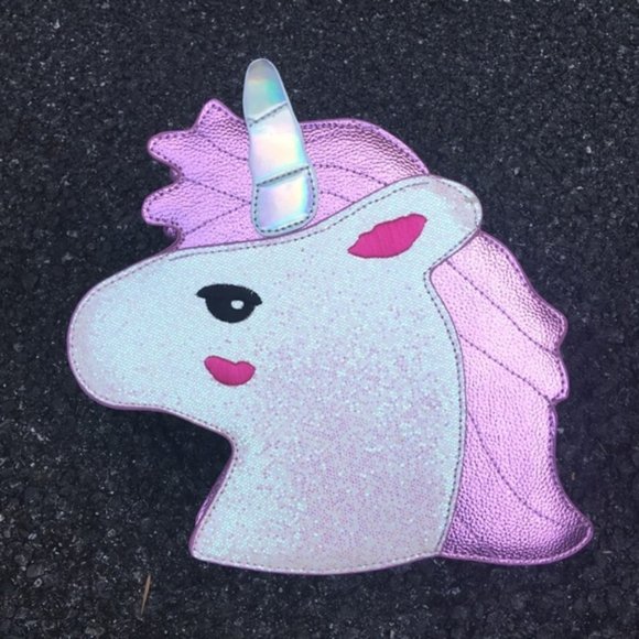 Unicorn Glitter Pink Hologram Harajuku Crossbody - Picture 8 of 8